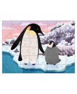 Mini puzzel emperor penguin +4j - Mudpuppy