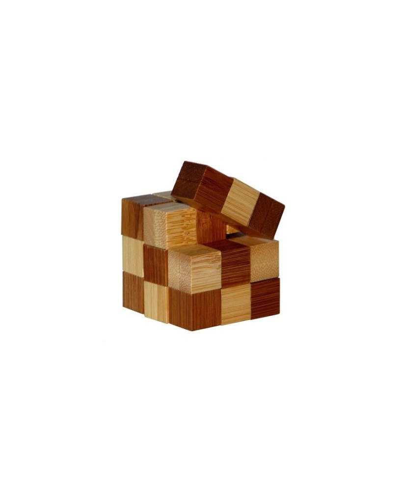 Snake Cubes +12j - 3D bamboo