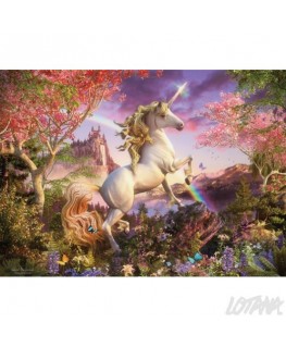 Cobble Hill family puzzle 350 pieces - Realm of the unicorn