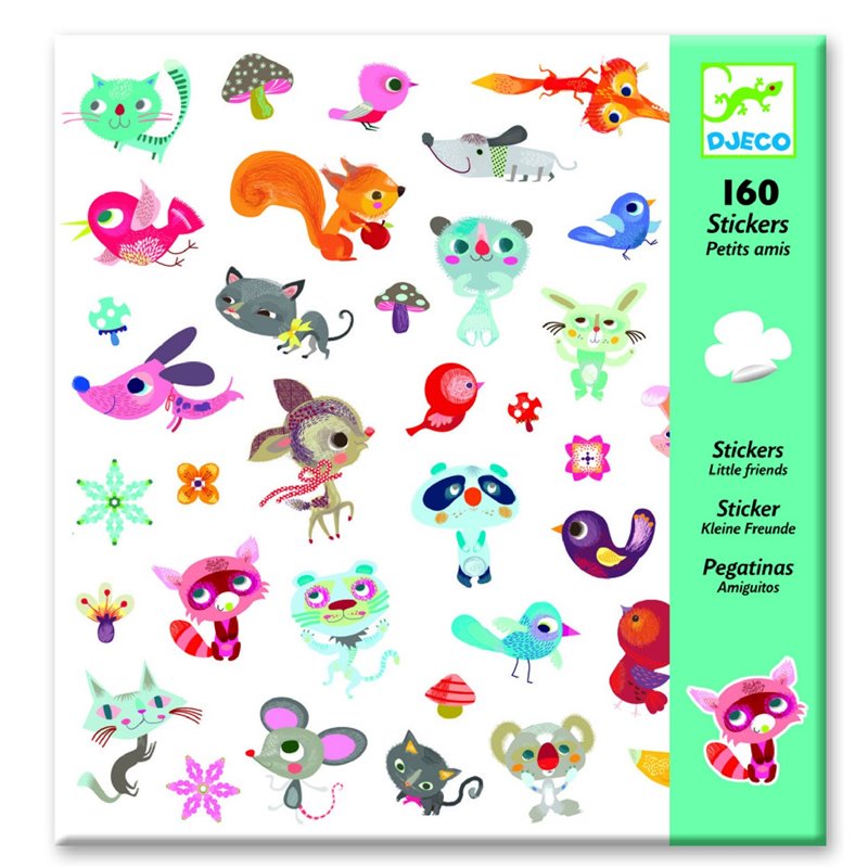 160 stickers Vriendjes 4-8j - Djeco