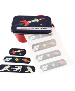 SPACE AGE PLASTERS IN A TIN (PACK OF 30) - Rex