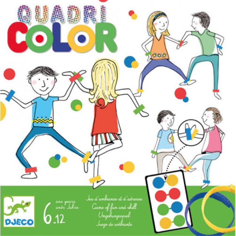 Gezelschapsspel Quadri Color 6-12j - Djeco