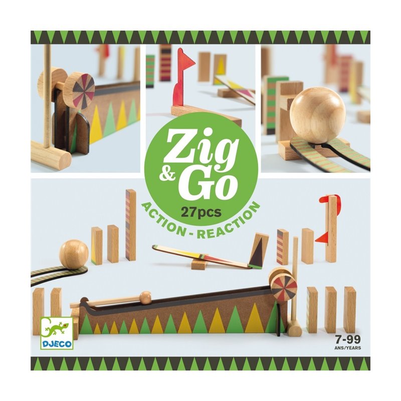 Zig & Go Action Reaction 5641 27 pcs 7-99j - Djeco