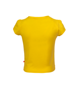 Korte T-shirt Olala Yellow - Someone