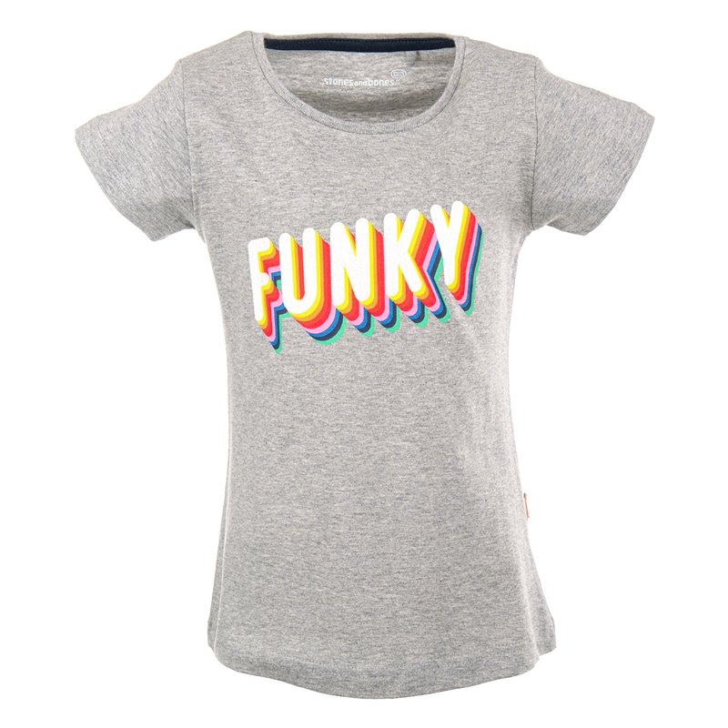 T-shirt Camille Funky Grey - Stones And Bones
