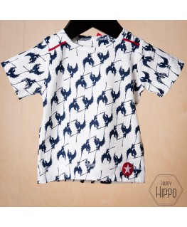 T-shirt bird print - Kik*Kid