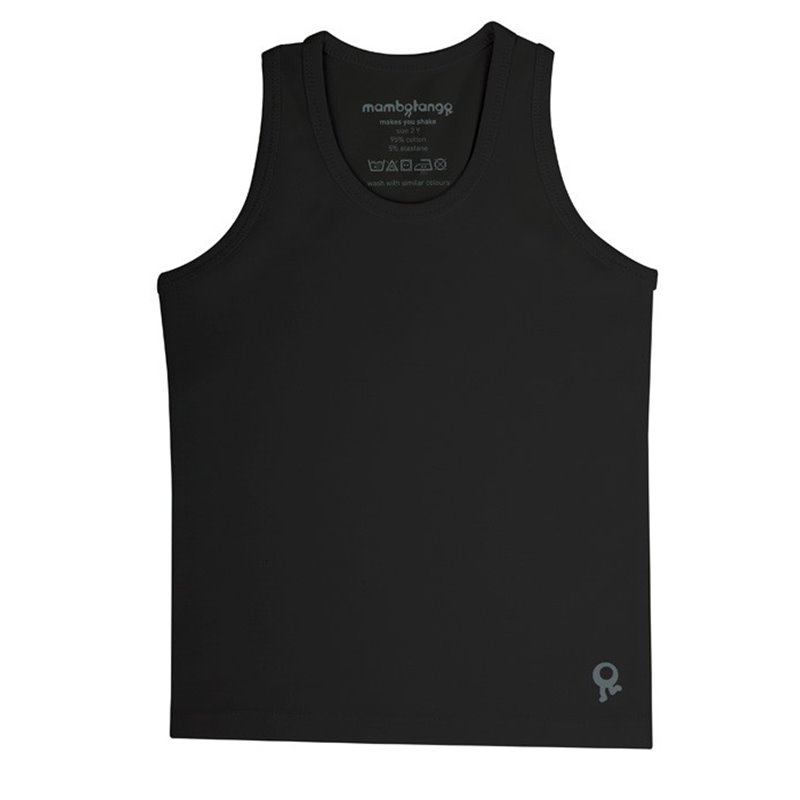 T-Shirt zonder mouwen / Zwart - Mambotango