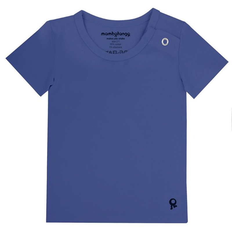 T-Shirt baby korte mouwen / Blauw - Mambotango