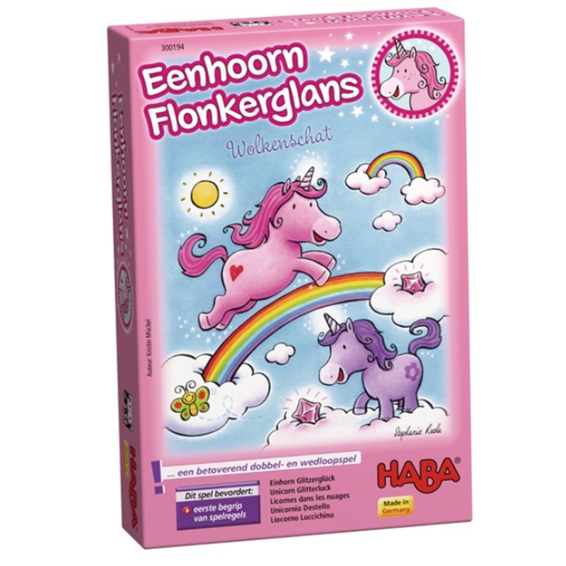 Spel - Eenhoorn Flonkerglans +3j - Haba - Happy Hippo