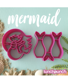 Sandwich cutters mermaid - lunchpunch