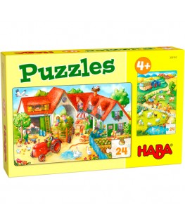 Puzzles Bauernhof +4j - Haba