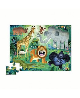 Shaped Puzzle/Very Wild Animals* - 36pcs +3j - Crocodile Creek