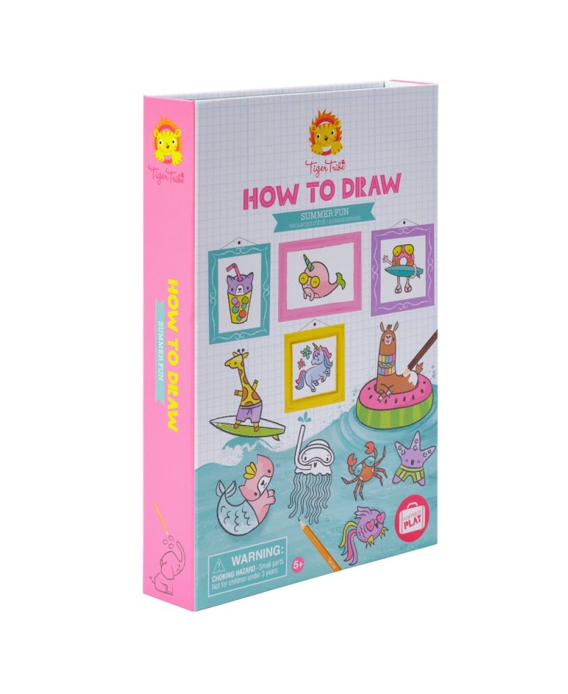 How to draw , summer fun , +5j , Tiger Tribe