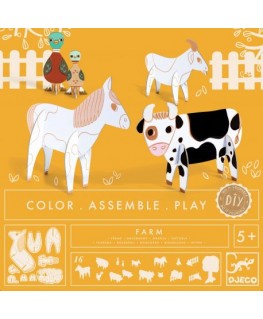 Color-assemble-play - Farm - +5j - Djeco
