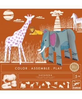 Color-assemble-play - Savanna- +5j - Djeco