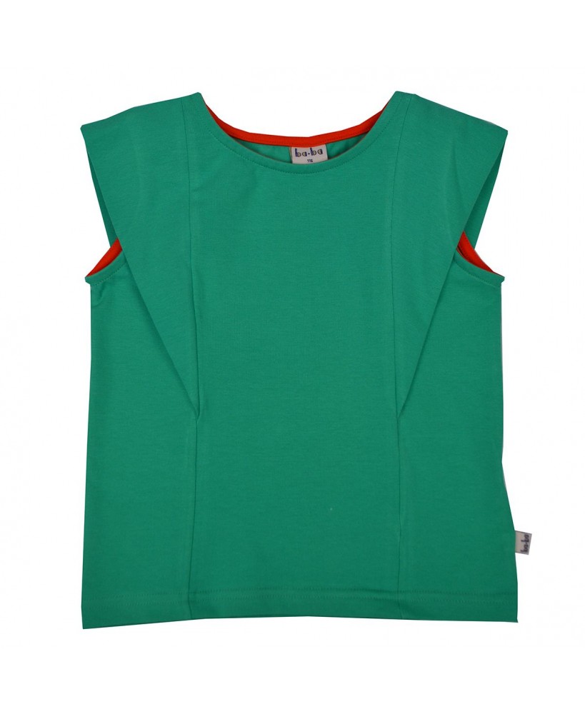 Daphné shirt Peacock green S22 - ba*ba kidswear
