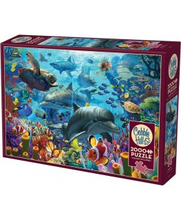 Cobble Hill family puzzle 2000 pieces - Coral sea