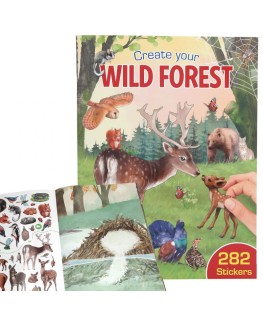 Stickerboek Wild Forest - Depesche