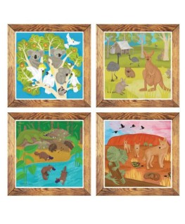 Magic painting world Aussie animals - Tiger tribe