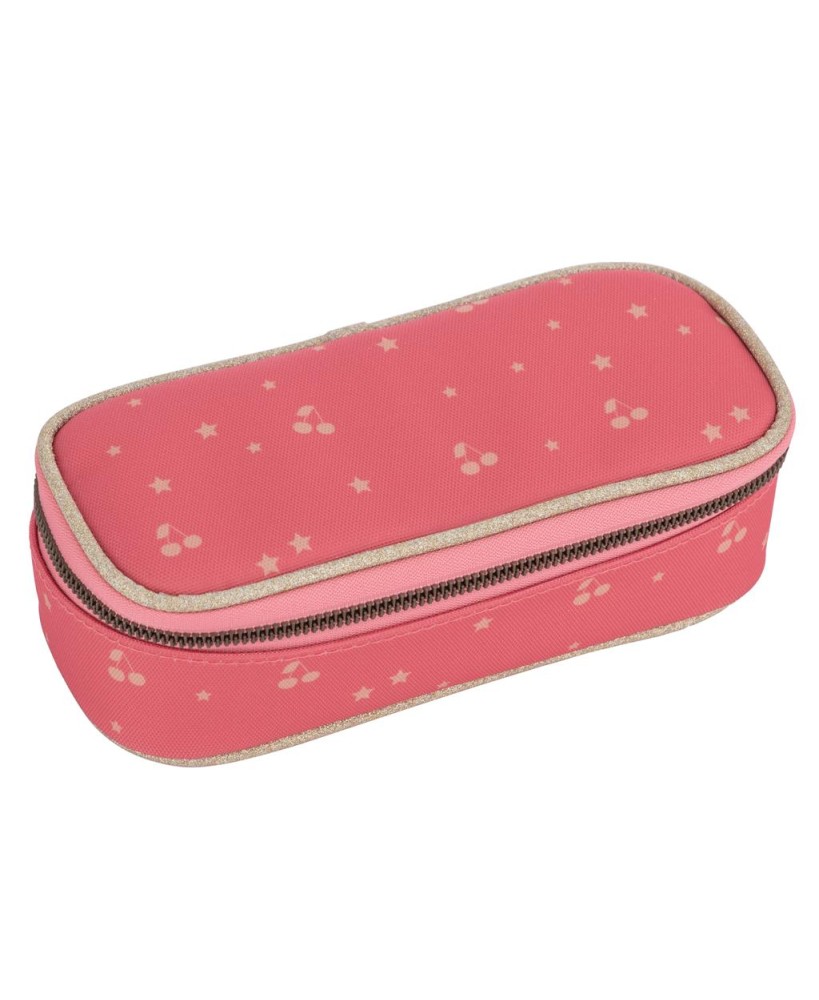 Pencil Box Cherry Glitter Pink - Jeune Premier