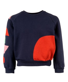 Sweater Odessa Shapes - Navy - Stones and Bones