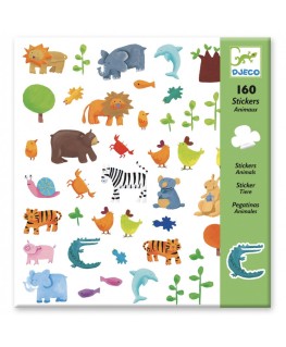 Stickers dieren - 160st -...
