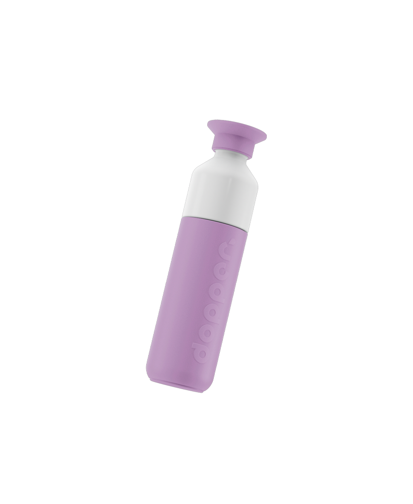 Drinkfles met isolatie 350ml Throwback Lilac - Dopper