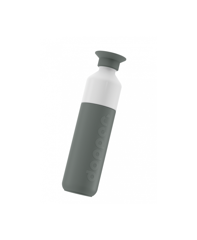 Drinkfles met isolatie 350ml Glacier grey - Dopper