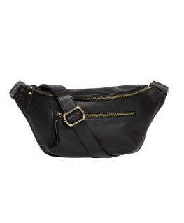 Drew Bum Bag Black Soft Grain Leather - O My Bag