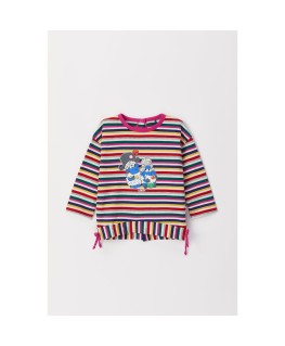 Meisjes pyjama multicolor gestreept - baby - Woody