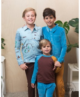 Boys shirt niagara blue - ba*ba kidswear