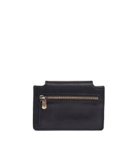 Harmonica Wallet - Black Classic Leather - O My Bag