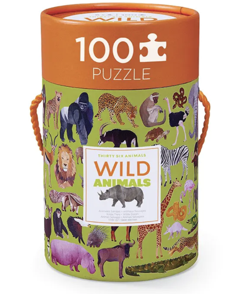Puzzle Wild Animals 100 pcs -  Crocodile Creek