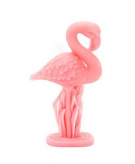 Flamingo kaars Small roze - Sunnylife
