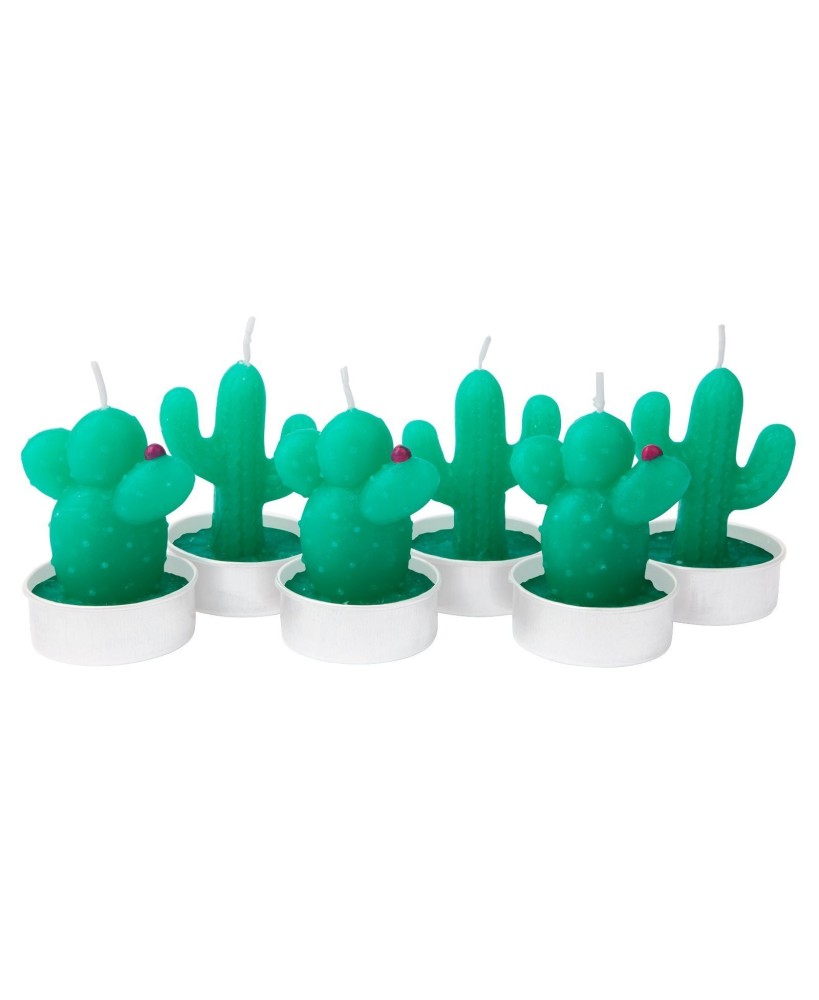 Cactus theelichtjes 6pcs - Sunnylife