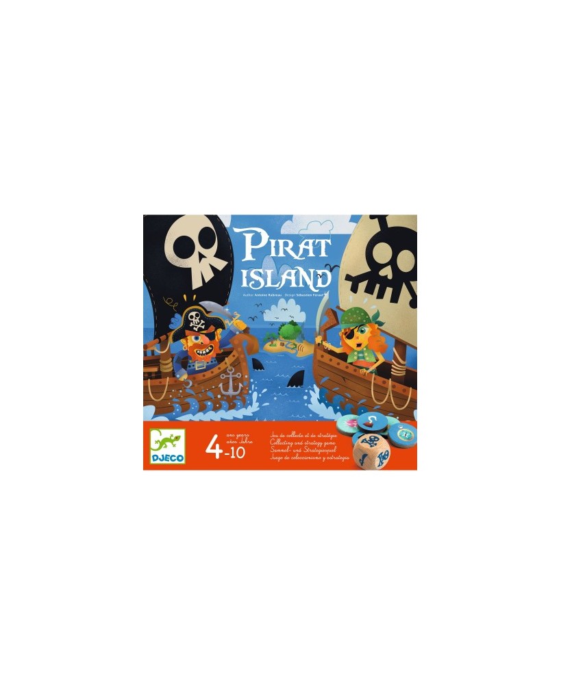 Pirate island traject en verzamelspel 5-99j - Djeco