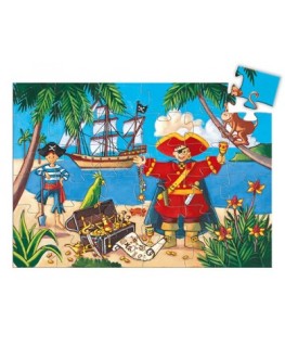 Puzzel piraat 36pcs +4j - Djeco