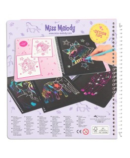 Miss Melody Magic Scratch boek - Top Model