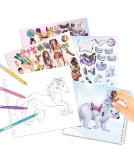 Create your fantasy friends stickerboek - Topmodel