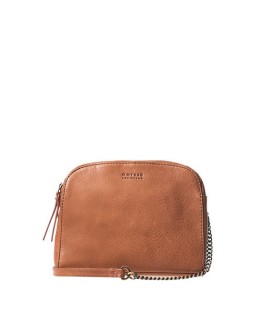 Emily Cognac Stromboli Leather - Chain/Leather Strap - O my bag