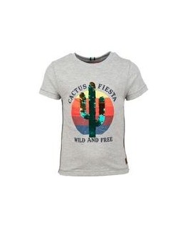 T-shirt Fiesta grijs - Someone