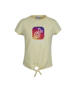 T-shirt Joyce geel - Awesome