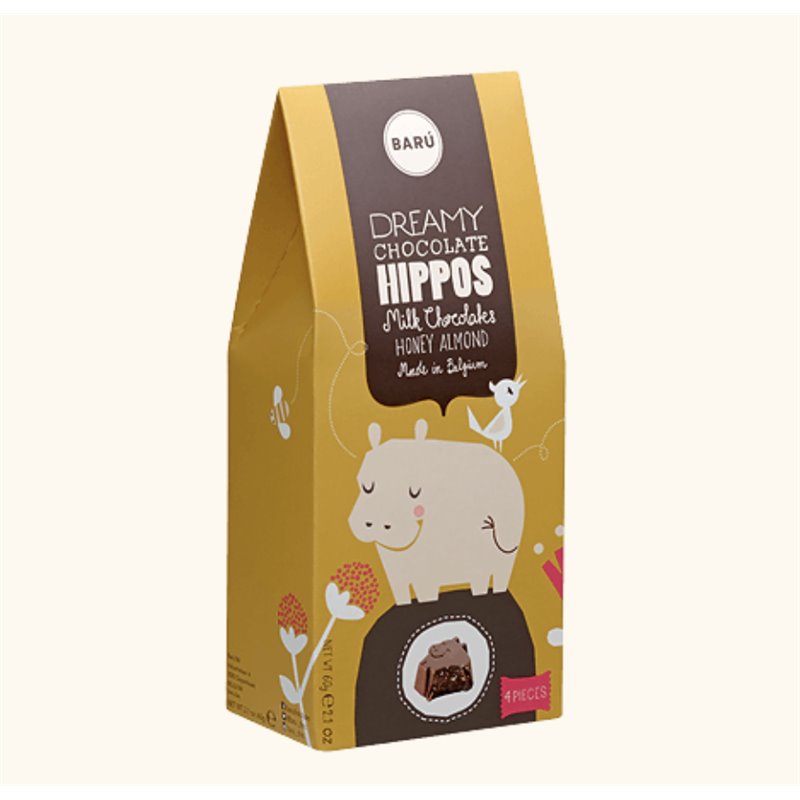 Hippo Honey Almond 60gr - Barú