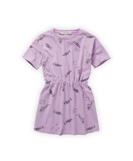 Tshirt dress musica print lilac breeze - Sproet & Sprout