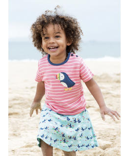 Parsnip Printed Rok St Agnes Paddling Puffins model - Frugi - Happy Hippo
