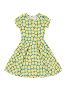 Arlette Circle Dress lemon slices - Lily Balou