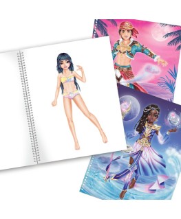 Create your Top Model kleurboek met stickers Fantasy - Top Model