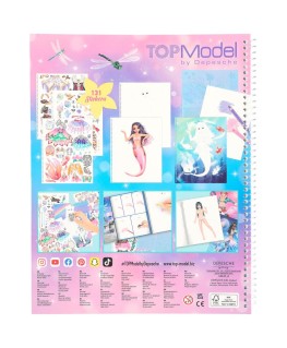 Create your Top Model kleurboek met stickers Fantasy - Top Model