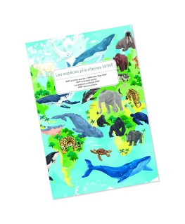 Educatieve puzzel WWF prioritaire diersoorten 350pcs +7j - Janod
