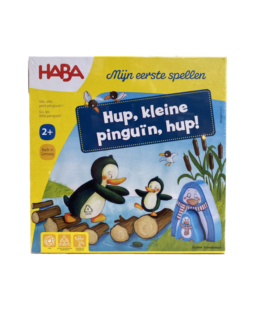 Mijn eerste spellen - hup , kleine pinguïn , hup - Haba